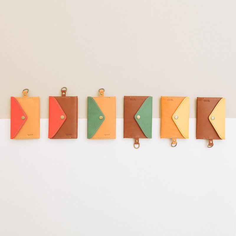 MUMU手工皮革识别证,撞色款 - 证件套/卡套 - 真皮 多色