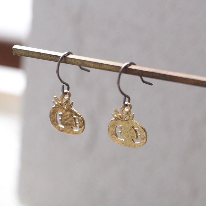 番茄 | 耳环 | P206 - 耳环/耳夹 - 其他金属 金色