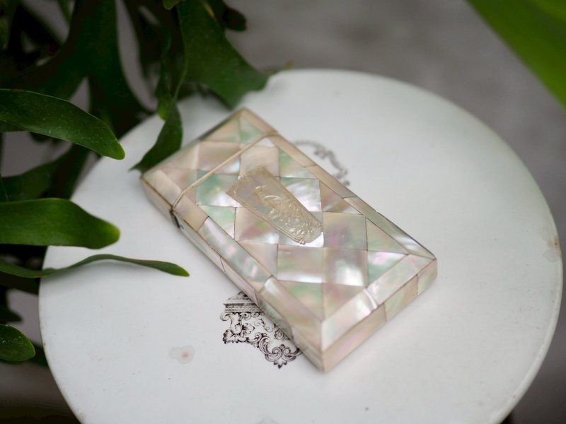 贝母镶嵌雪茄盒 - 摆饰 - 纯银 银色