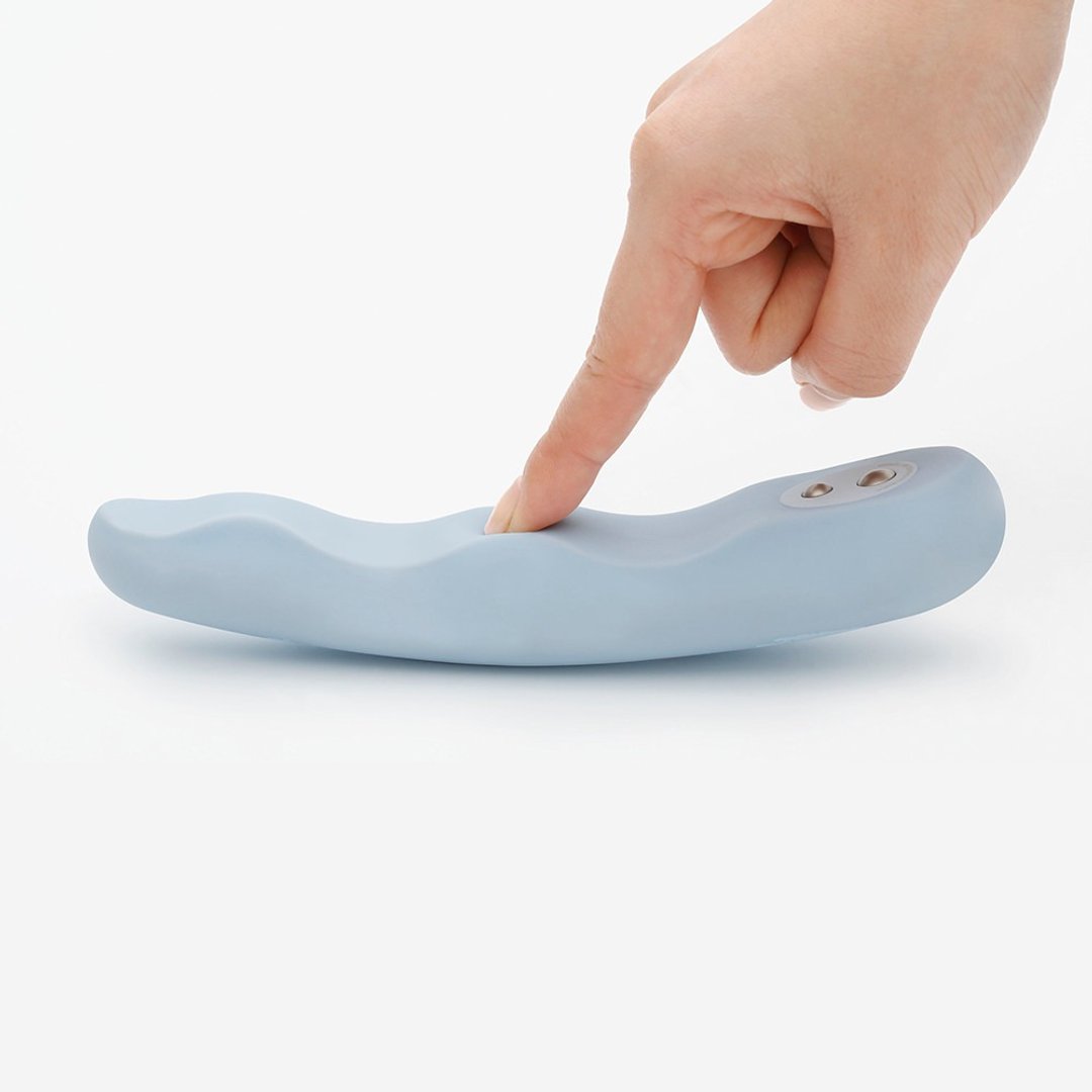 日本iroha FIT 电动按摩棒 超柔软 水映月 情趣用品 情人节礼物 - 情趣用品 - 硅胶 蓝色