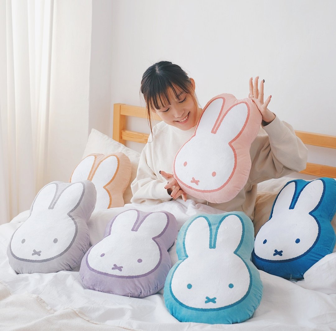 【Pinkoi x miffy】(共6色) MIFFY大头 - 抱枕 / 815a.m - 枕头/抱枕 - 羽绒 