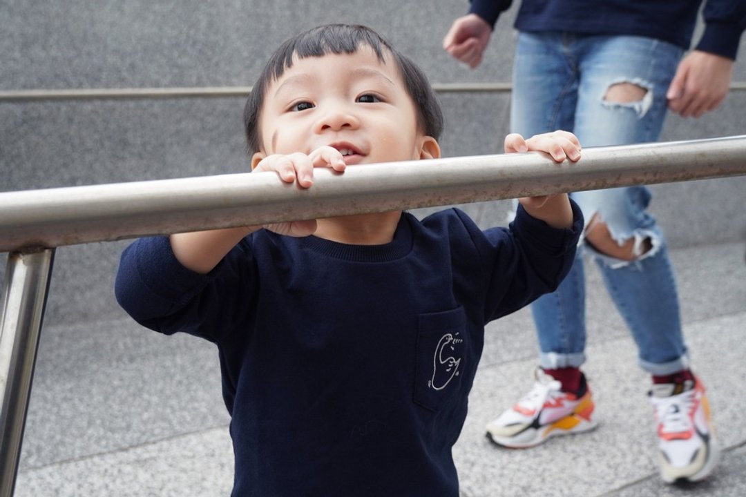 长颈鹅刺绣亲子上衣 小孩款 - 亲子装 - 棉 绿色