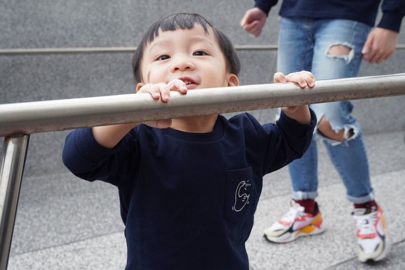 长颈鹅刺绣亲子上衣 小孩款 - 亲子装 - 棉．麻 绿色
