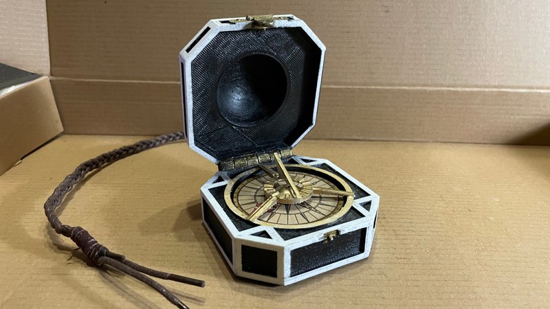 杰克史派罗船长灵感指南针，杰克史派罗服装，杰克史派罗指南针 - 其他 - 塑料 咖啡色