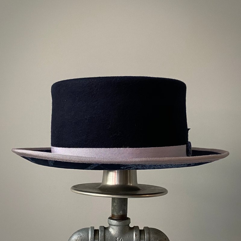 HYOKOU 平顶帽-深蓝色 - 帽子 - 羊毛 蓝色