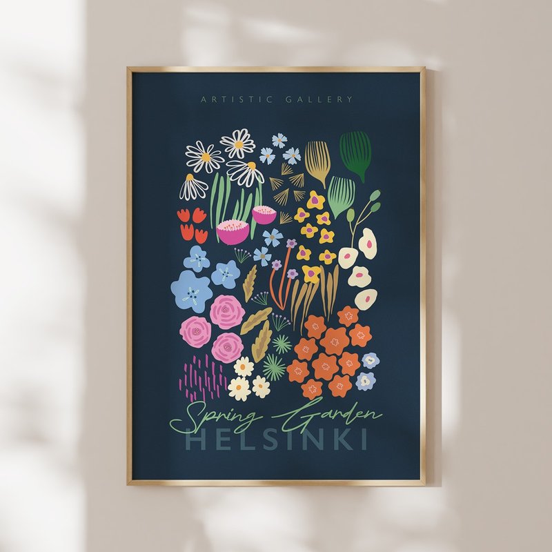 Spring Garden - 春夜花园海报 挂画 居家布置 - 电子手绘真人画像/绘画/插画 - 其他材质 