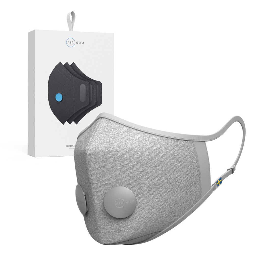 Airinum Urban Air Mask 2.0 口罩+滤芯组合 - 石英灰 - 口罩 - 其他材质 灰色