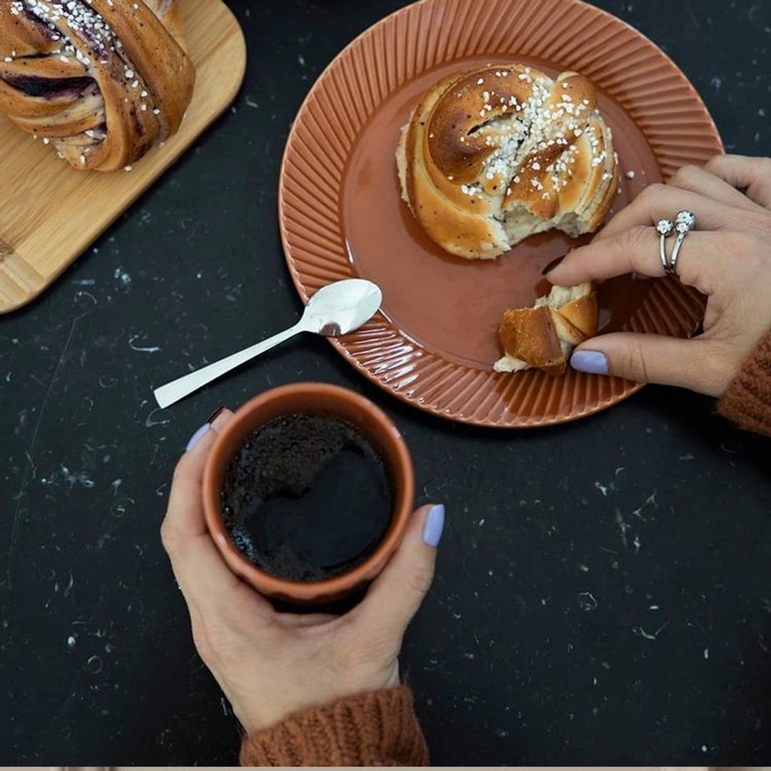 Coffee&More 咖啡杯250ml 砖红 - 其他杯子 - 瓷 