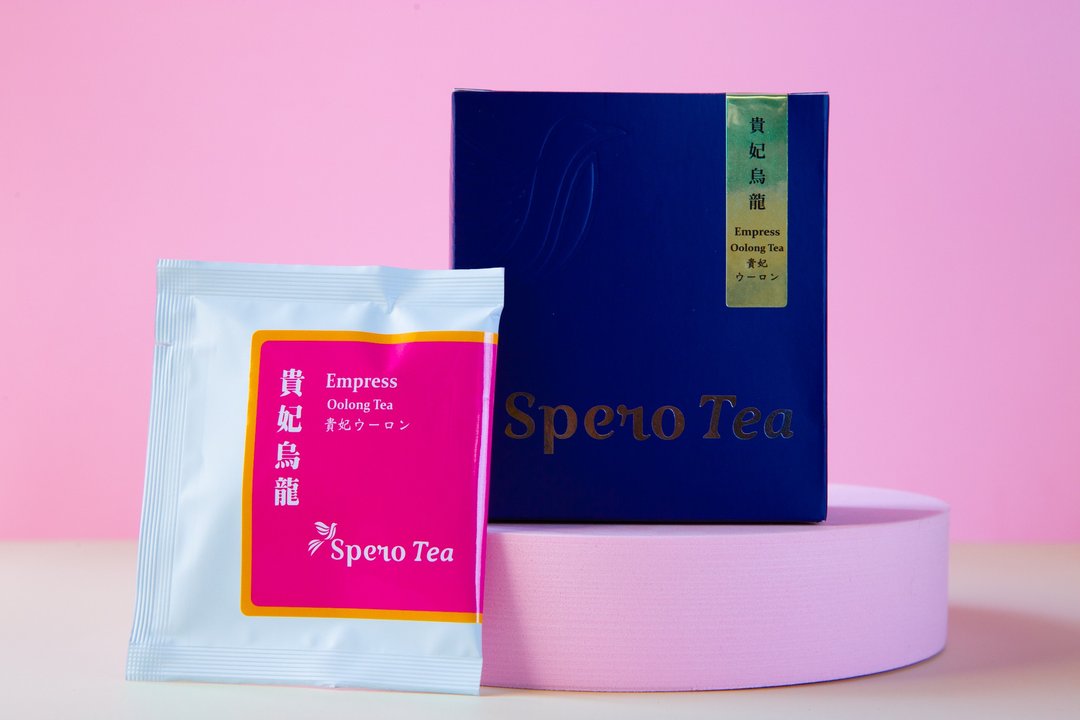贵妃乌龙 原叶三角立体茶包 - 湛蓝盒装8入 - 茶 - 新鲜食材 
