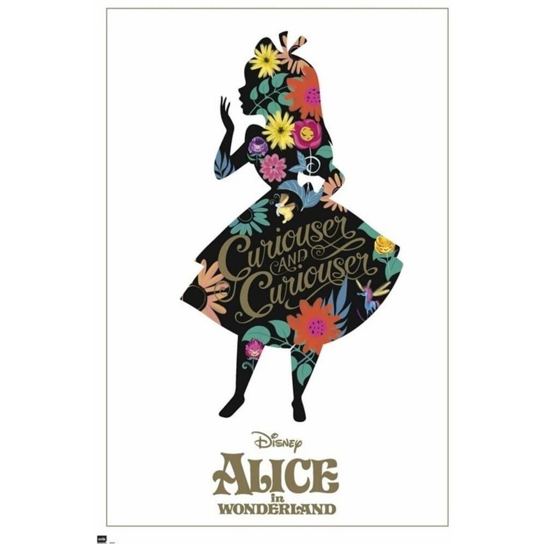 【迪士尼】爱丽丝梦游仙境 Alice in Wonderland 绝美剪影海报 - 海报/装饰画/版画 - 其他材质 多色