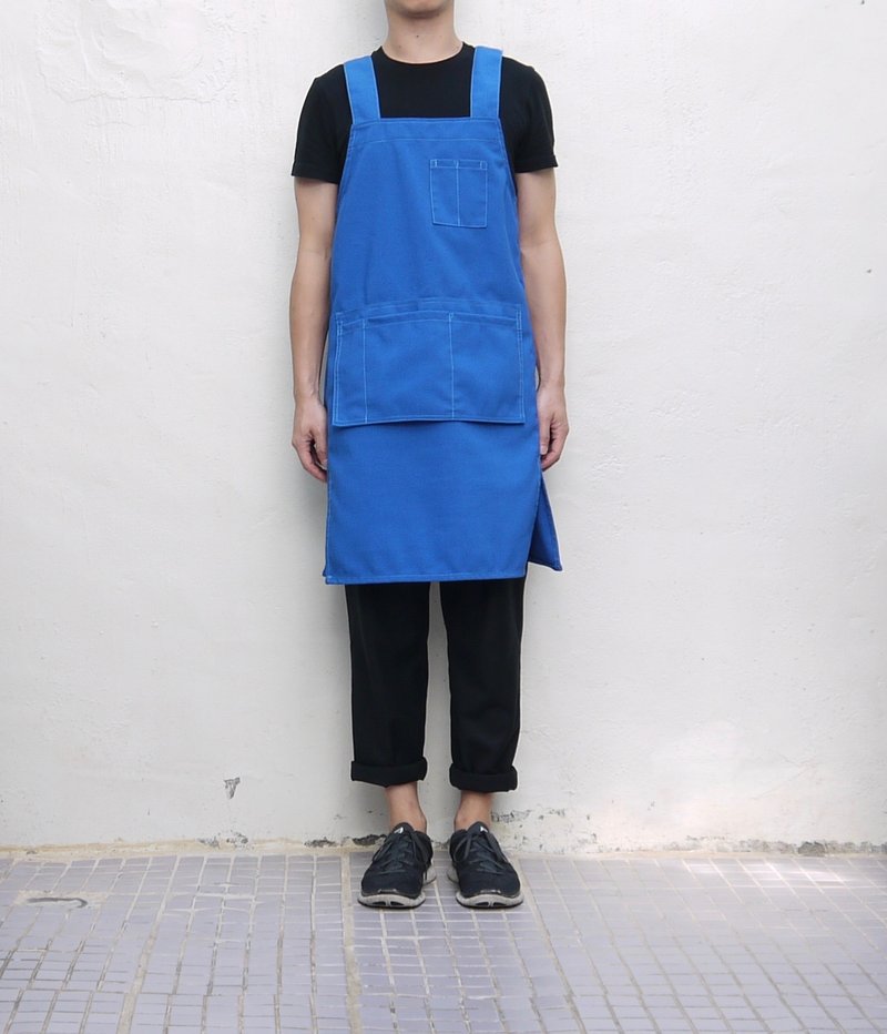 Midas fly pocket apron 飞行口袋开衩围裙 - 围裙 - 棉．麻 