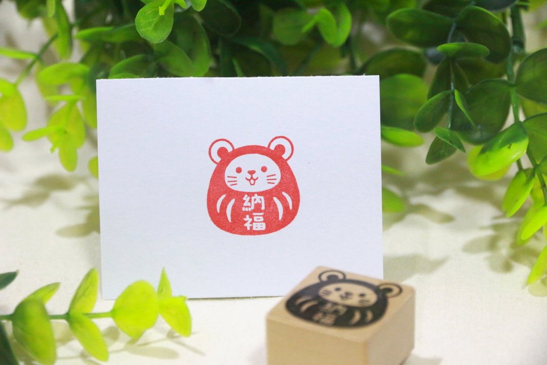 纳福鼠 不倒翁 | 生肖印章 - 印章/印台 - 其他材质 咖啡色