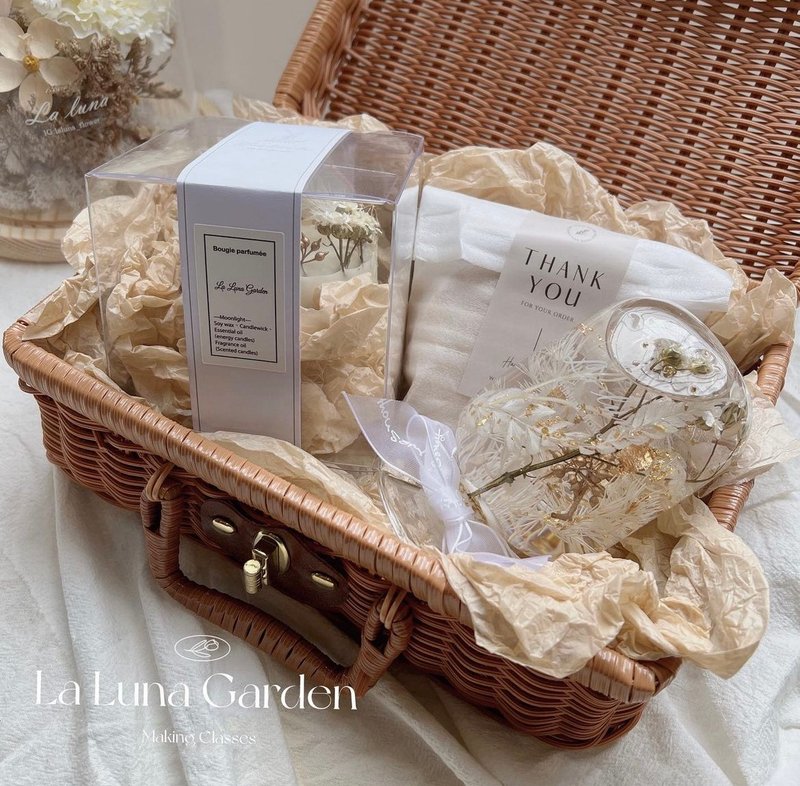 【定制化商品】La Luna 花园礼盒组 - 干燥花/捧花 - 其他材质 