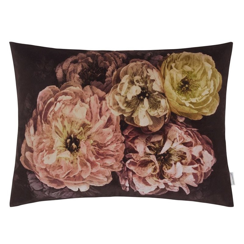 英国抱枕/靠枕 Le Poeme de Fleurs Rosewood - 60x45cm - 枕头/抱枕 - 其他材质 紫色