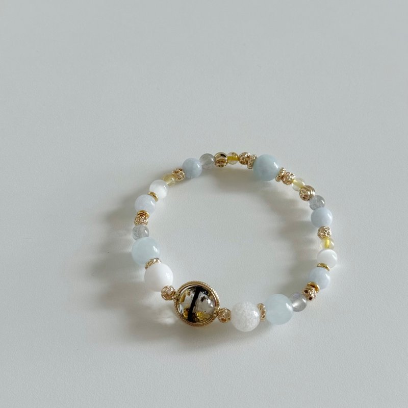 Mimis设计款 流光拾梦  胎毛母乳水晶手链 - 婴儿饰品 - 水晶 
