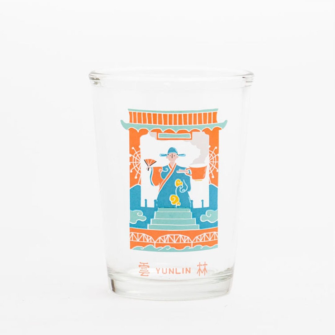 台湾城市纪念啤酒杯/玻璃杯(云林) 台湾纪念品/礼物 - 玻璃杯 - 玻璃 多色