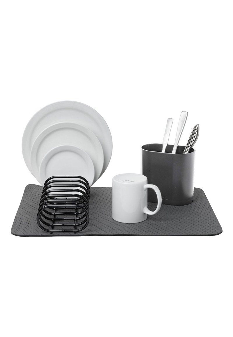 Cuisipro 碗碟架套装 包括碗碟架、餐具架、防滑耐热餐垫 - 厨房用具 - 其他材质 灰色