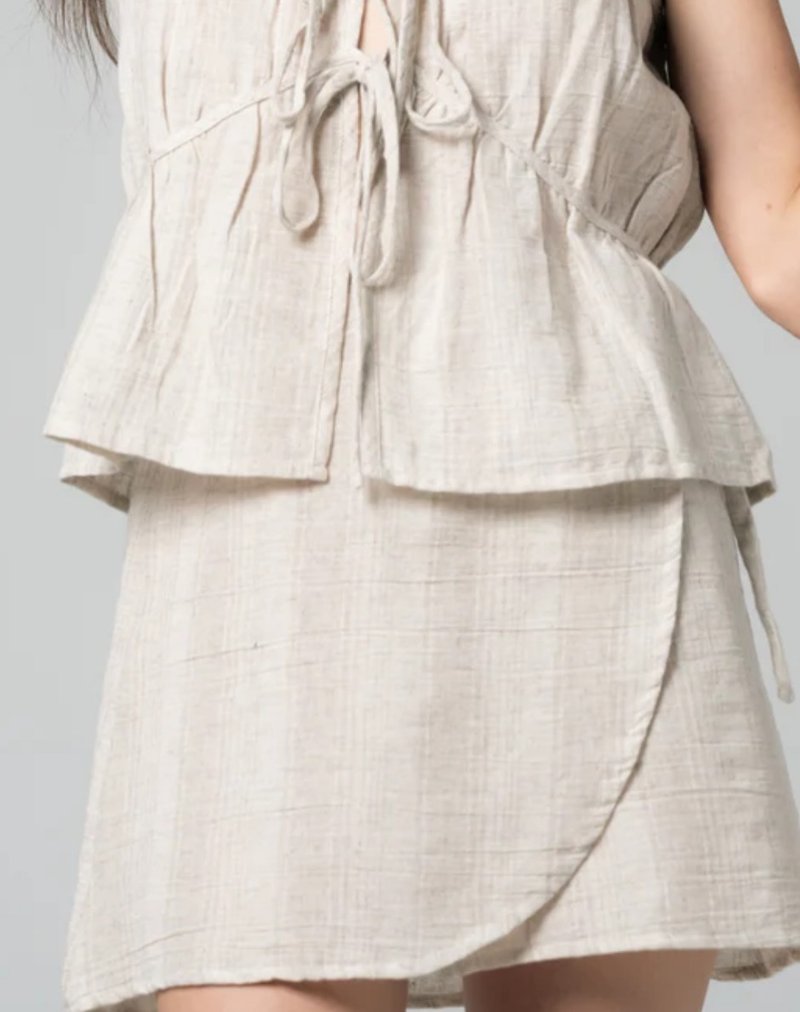 Palit 迷你裙 (棉混纺) - 裙子 - 棉．麻 