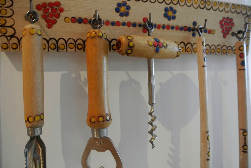 【 T - C 】 厨房 帮手 削皮刀 开瓶器 软木塞开瓶器 煮饭匙 礼物 - 厨房用具 - 纸 