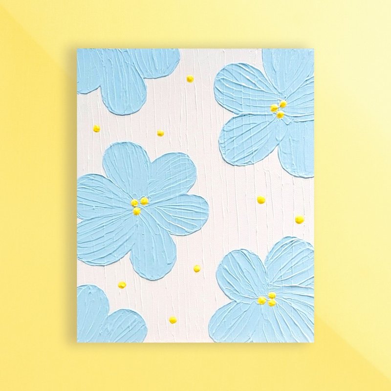 孵画室│台中画室│零基础绘画│肌理画│主题课程-夏日小花 - 插画/绘画/写字 - 棉．麻 