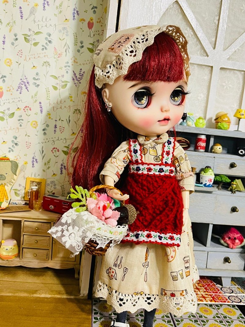 日光小巷手创品-乡村风女孩 blythe 娃衣 Holala娃衣,哆叮妹妹 - 玩偶/公仔 - 棉 
