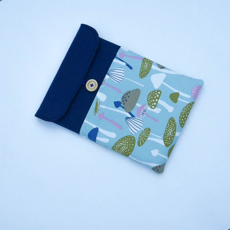 笔电内袋-天然彩菇- - 平板/电脑保护壳 - 棉．麻 绿色