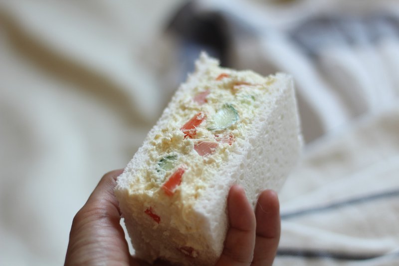 袋装土豆沙拉三明治 - 化妆包/杂物包 - 塑料 白色