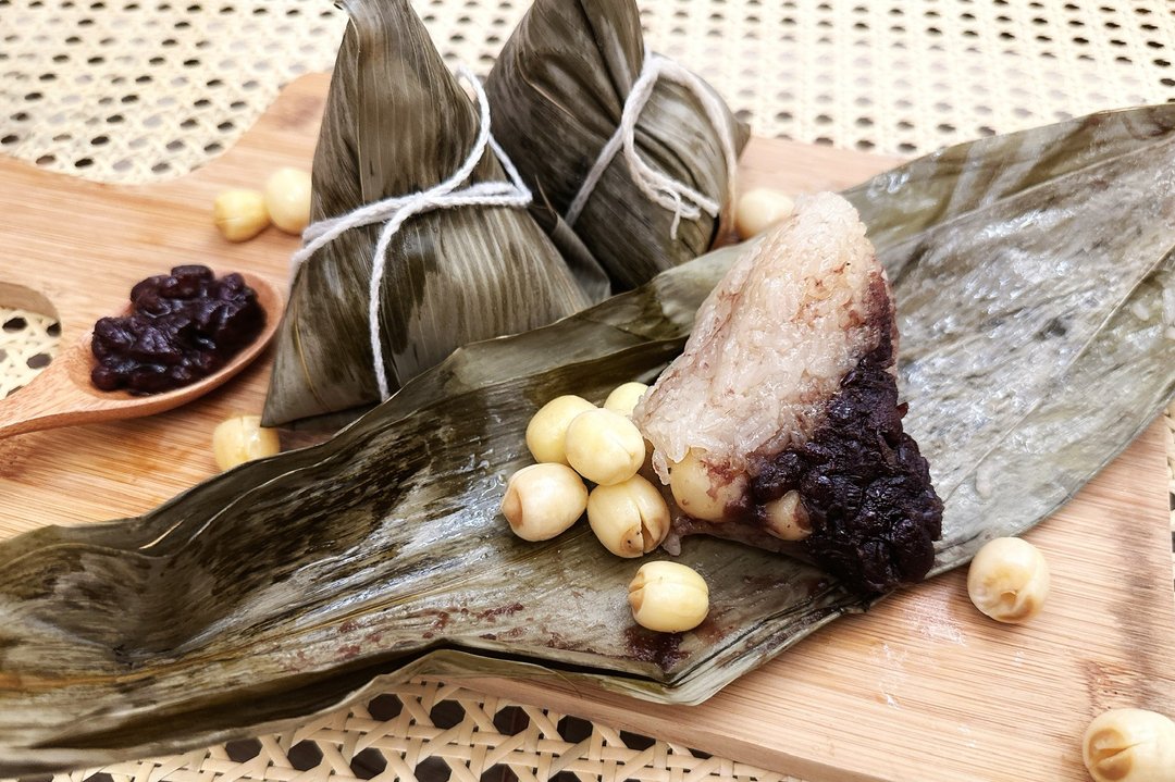 寒舍集团 紫米芋泥粽/红豆莲子粽/四神排骨汤任选 - 五谷杂粮/米 - 其他材质 