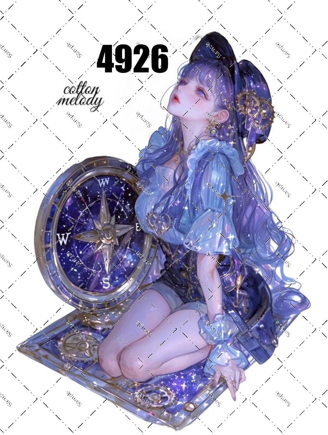 original sticker no.4926 人物贴纸 原创贴纸 原创人物贴纸 装饰贴纸 cotton melody - 贴纸 - 纸 