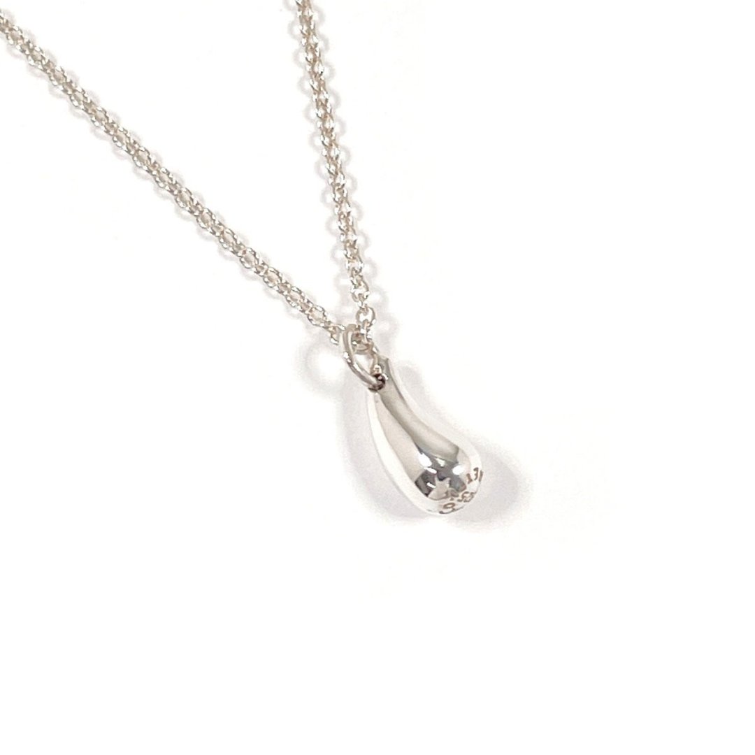 【日本直送 二手美品】蒂芙尼 TIFFANY&Co. 项链 泪滴 艾尔莎·佩瑞蒂 银 925 精品 抛光处理 - 项链 - 纯银 银色