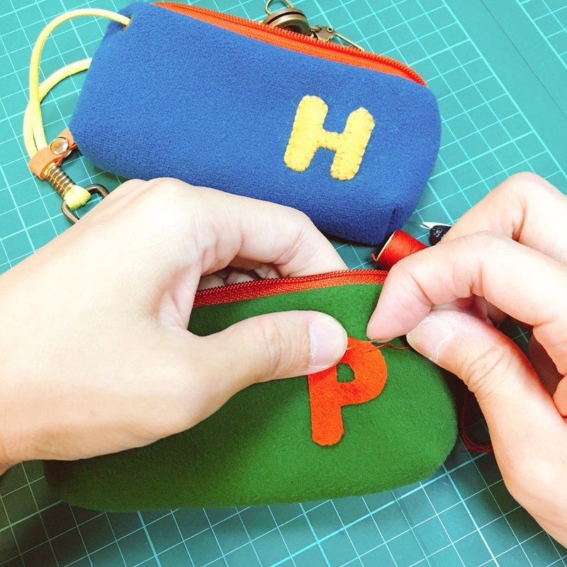 加购商品 - 自选英文单一字母, 厚不织布绣英文单一字母 - 其他 - 棉．麻 