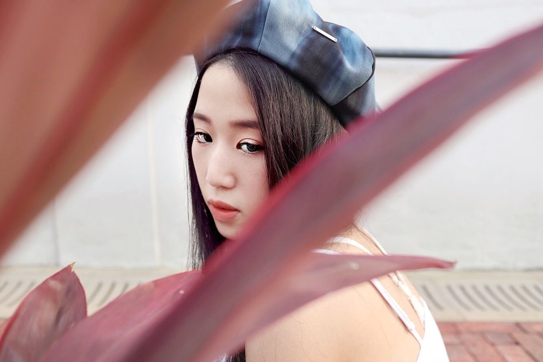 Beret 贝雷帽 | 画家帽 | 六边剪裁 | 扎染蓝 - 帽子 - 棉 蓝色