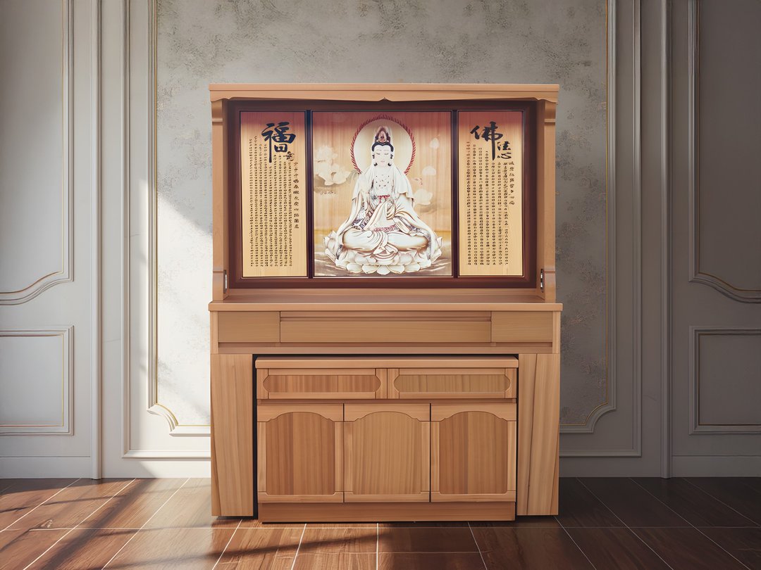 神圣设计现代佛桌-闲静佛橱5尺7 - 其他家具 - 木头 