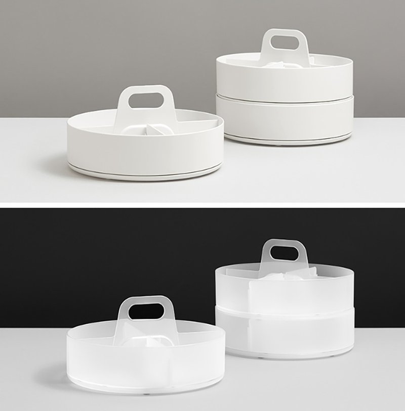 韩国原装 LITEM里特Porta 360度旋转多功能收纳托盘 - 收纳用品 - 塑料 