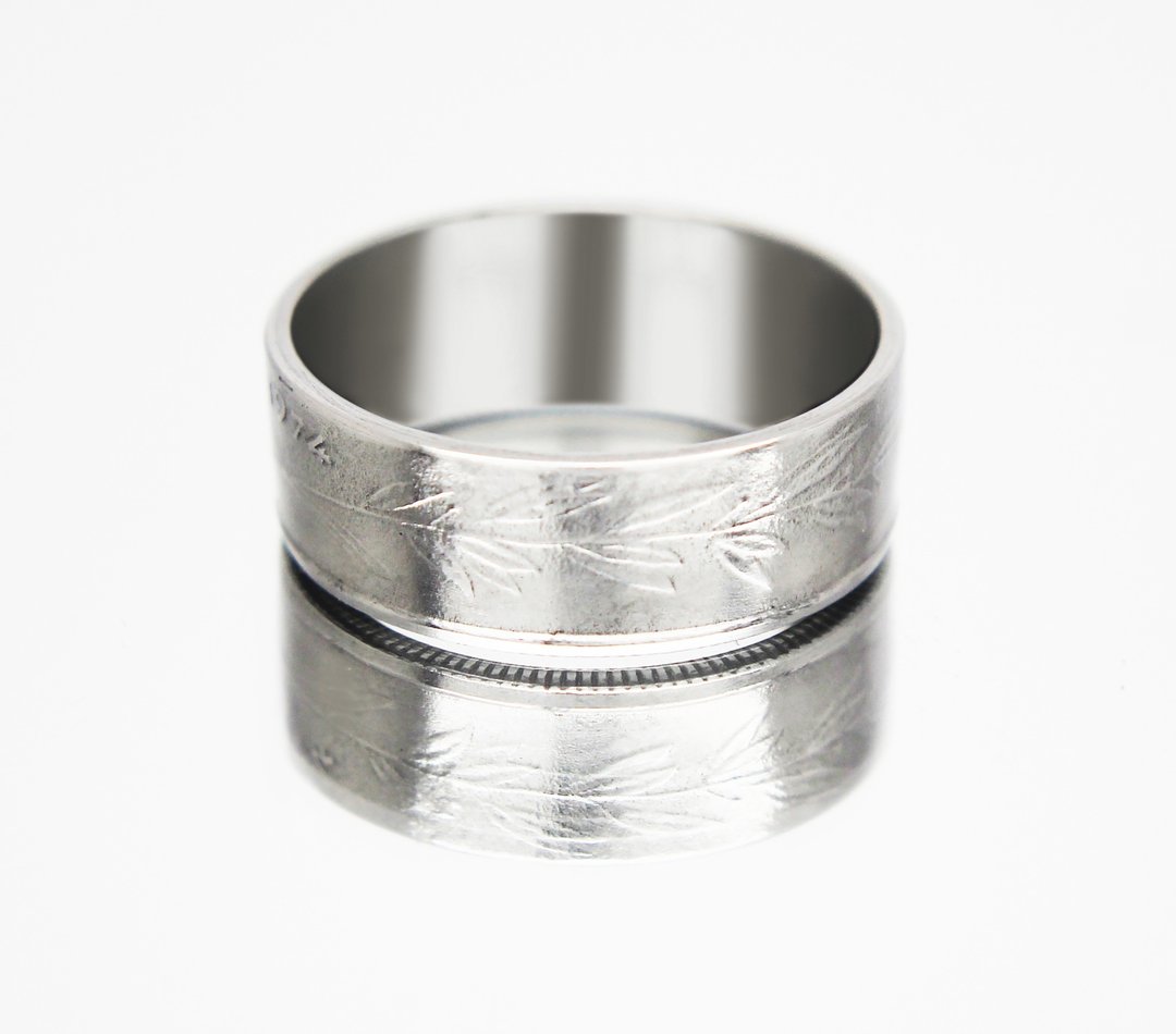 Turkey Coin Ring 50 kurush 1974 coin rings for men coin rings for women - 戒指 - 其他金属 