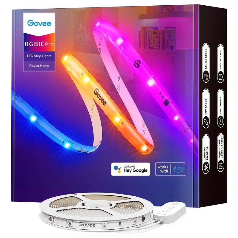 Govee RGBIC Wi-Fi + 蓝牙 LED 灯带带保护涂层 (英插) - 灯具/灯饰 - 其他材质 