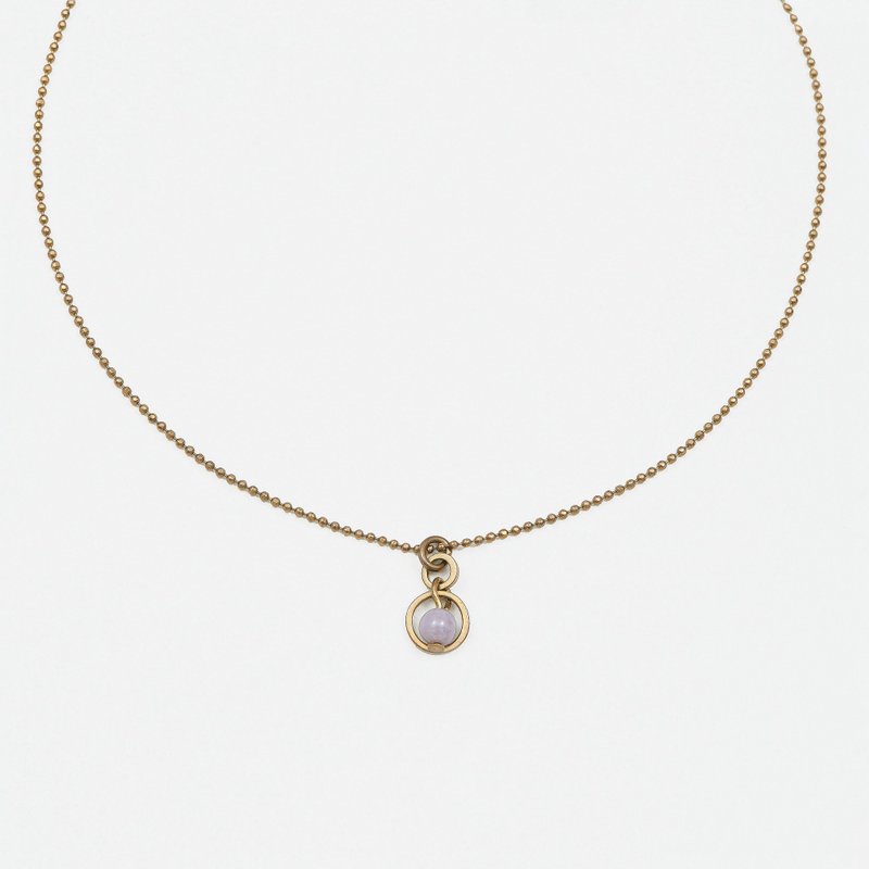 小星球项链(颈链) - Tiny Planet Choker Necklace - 项链 - 宝石 金色