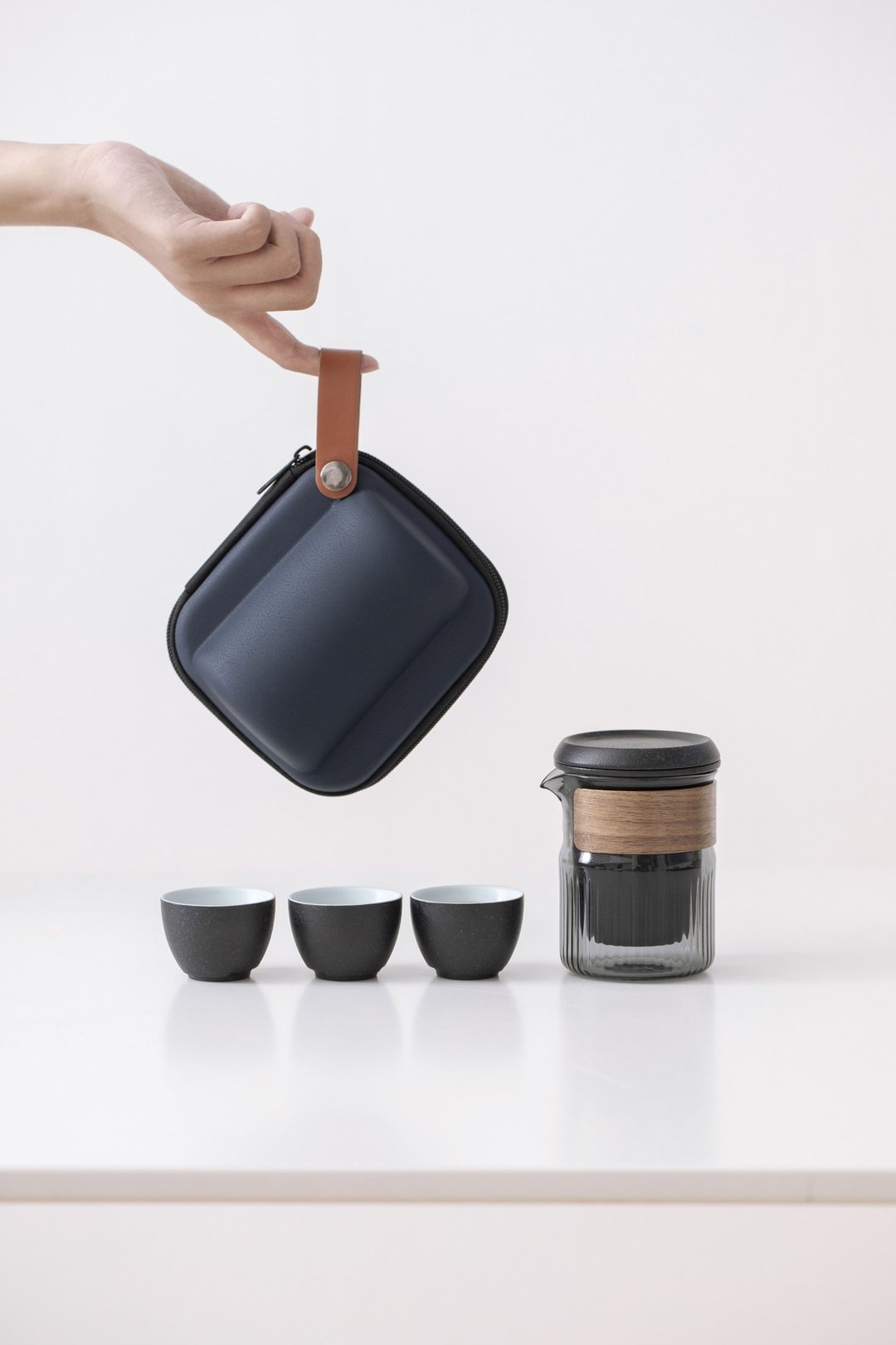 ZESEE | 品茗 旅行茶具 - 茶具/茶杯 - 陶 黑色
