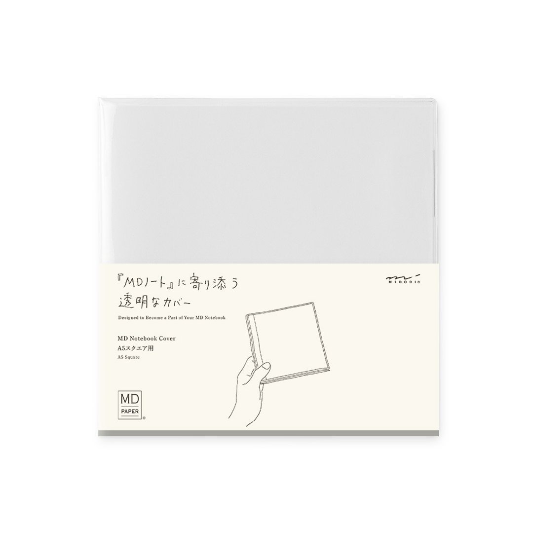 MIDORI MD Notebook 透明保护套 A5 方形 - 笔记本/手帐 - 纸 多色