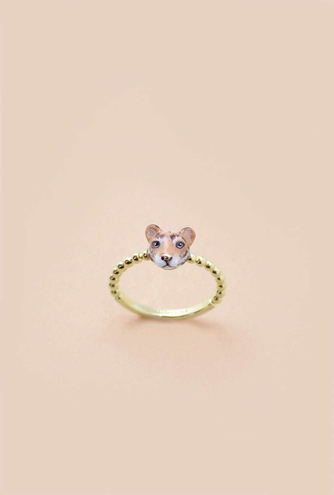 Tiger Ring - Chinese zodiac animals. Sign - Zign Collection , 虎年 - 戒指 - 其他金属 橘色