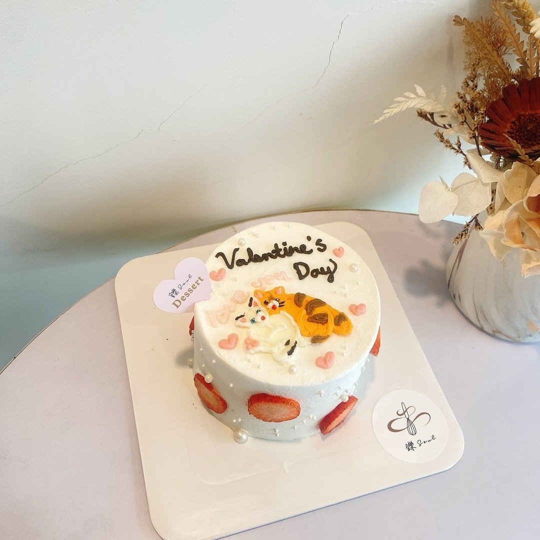 猫咪蛋糕 定制化蛋糕 绘图蛋糕 生日蛋糕 蛋糕 甜点 铄甜点 4寸 - 蛋糕/甜点 - 新鲜食材 