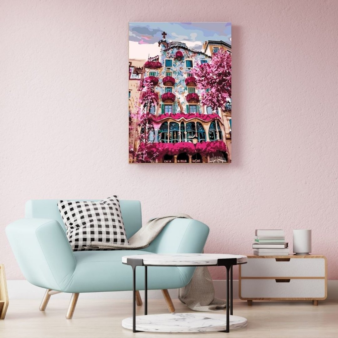西班牙巴特略之家 创意数字油画 【风景画】 - 插画/绘画/写字 - 其他材质 
