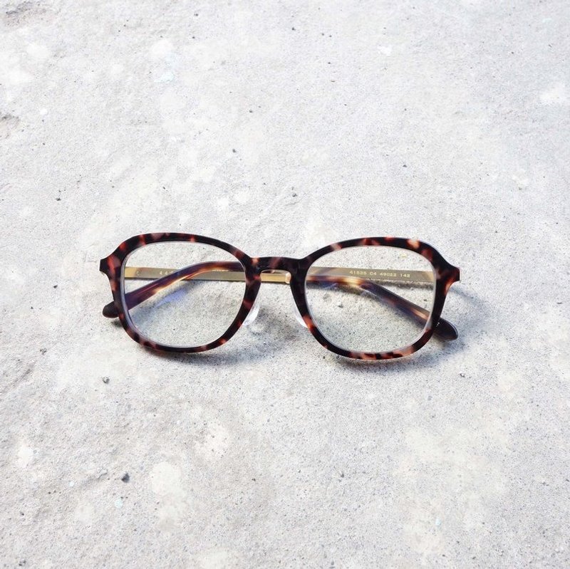 【目目商行】 日本轻量板材＋金属复古方框 粉玳瑁/眼镜/镜框 - 眼镜/眼镜框 - 其他材质 粉红色