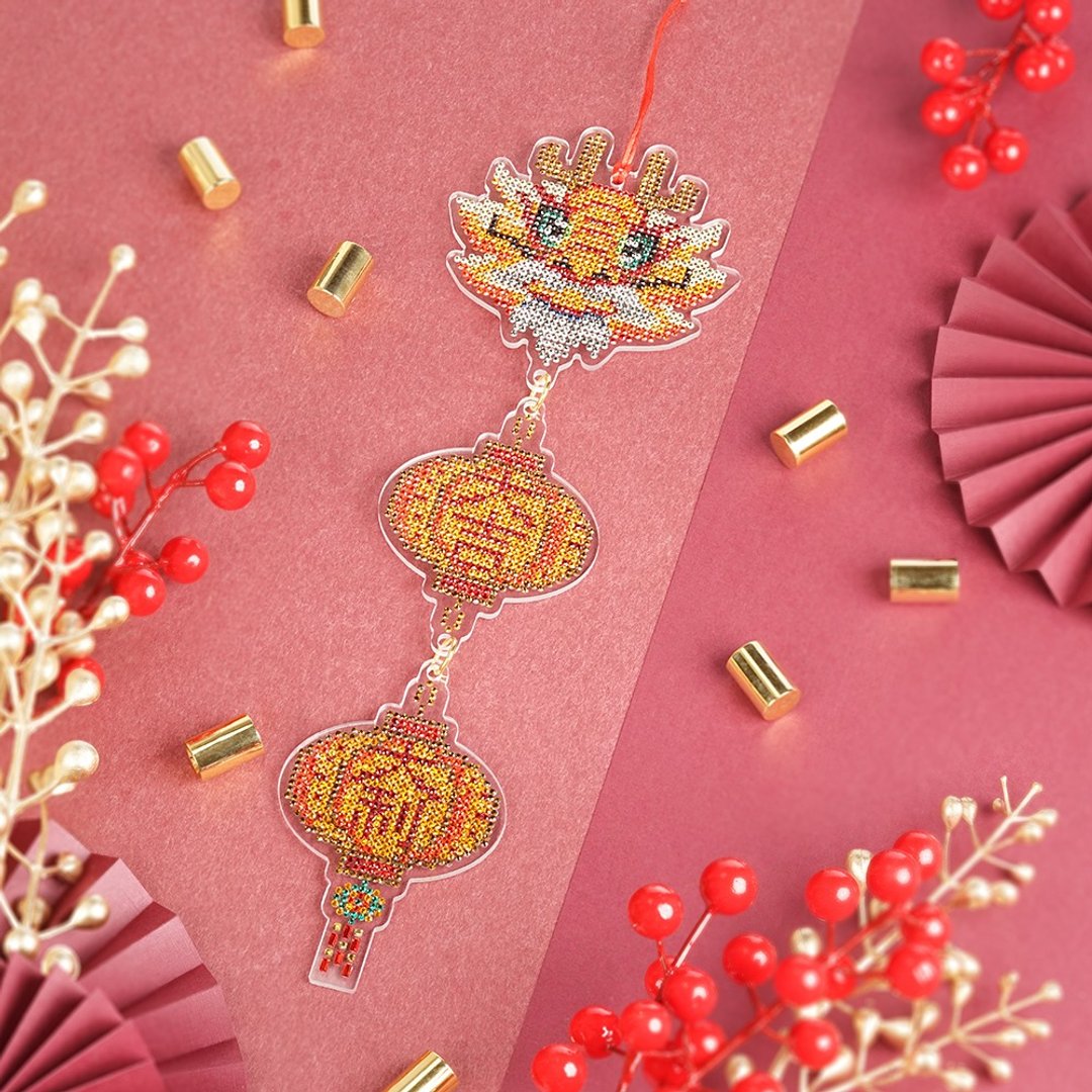 Rhinestone Craft 农历新年挂饰系列 | SET - G - 其他 - 其他材质 红色