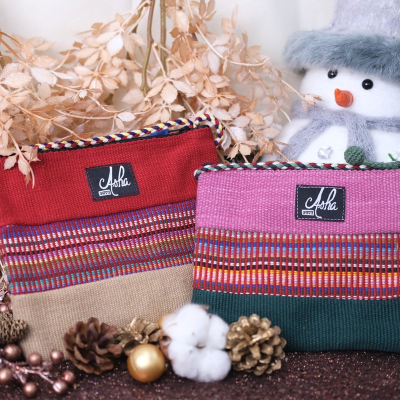 【拼布侧背包】增添活泼可爱的侧包 斜背包 编织绳 - 侧背包/斜挎包 - 棉．麻 