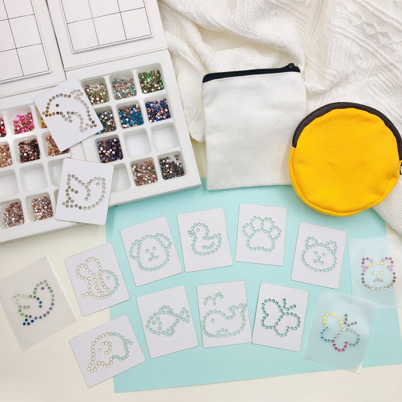 【DIY手作课程】设计DIY体验|烫钻主题字母零钱包|文化币 - 其他 - 棉．麻 