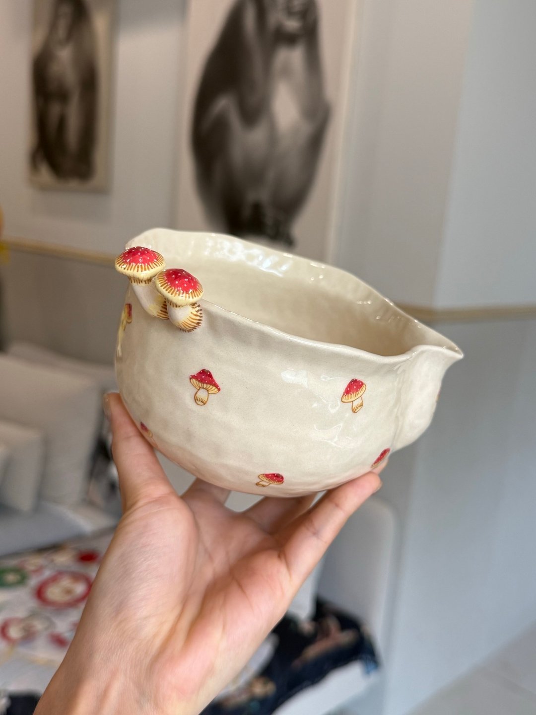 Chawan (Mushroom) - 花瓶/陶器 - 陶 