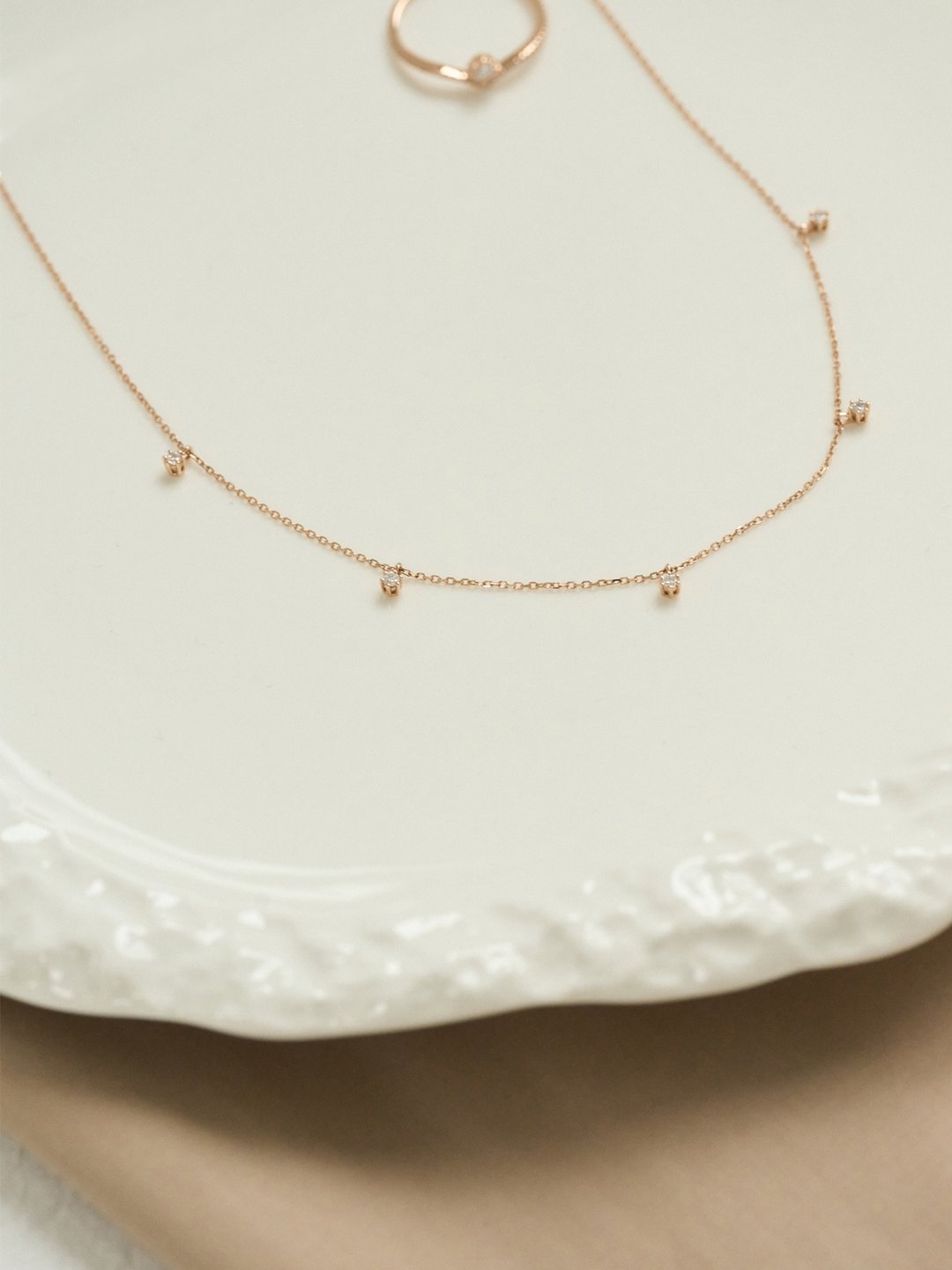 | ETHEREAL 繁星项链 | 18K 金 钻石轻珠宝母亲节礼物 - 项链 - 贵金属 