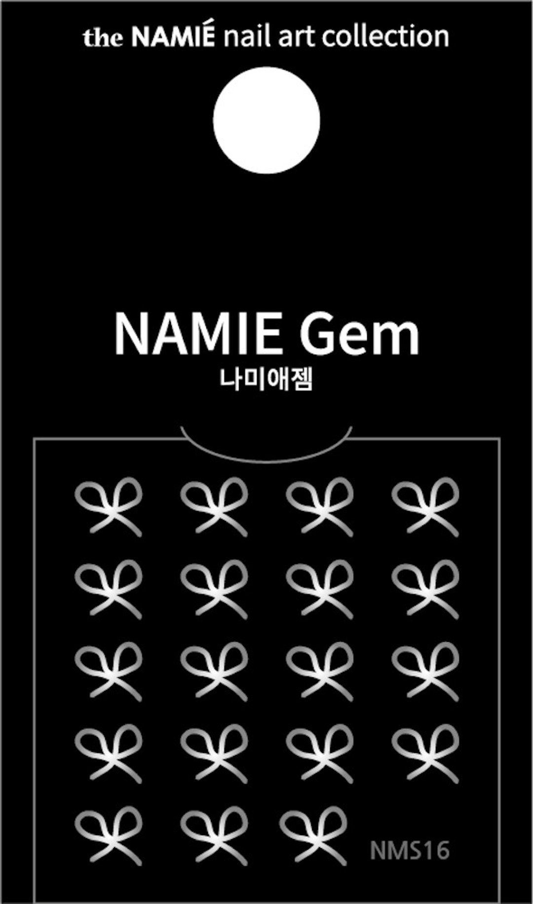 【专业用】NAMIE Gem 美甲装饰艺术贴纸 Normal Metallic 16 - 指甲油/指甲贴 - 纸 金色
