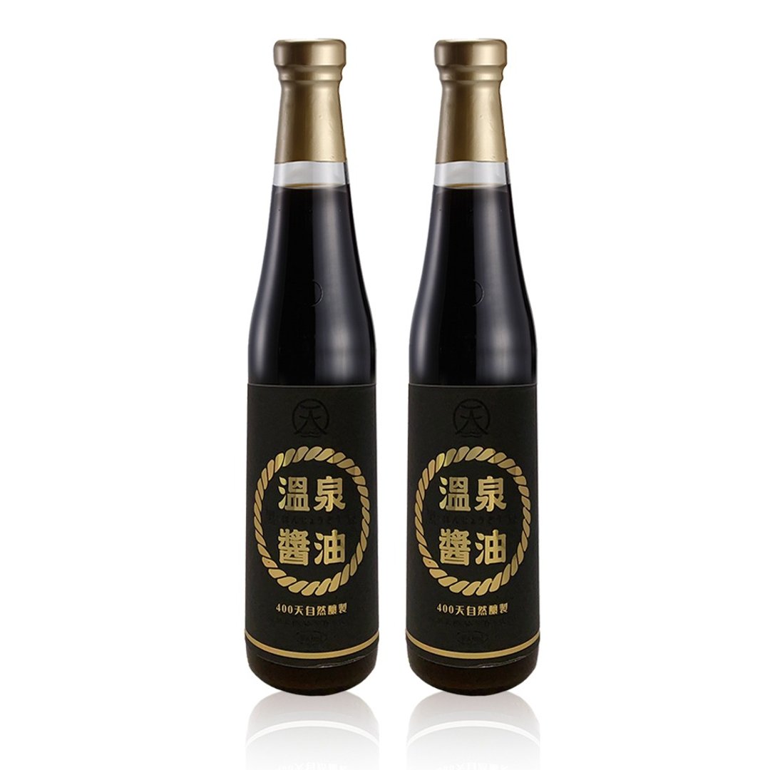 老黑豆温泉酱油400mlx2入 - 酱料/调味料 - 玻璃 